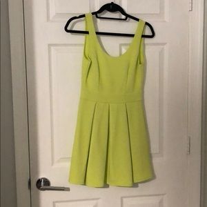Neon mini dress